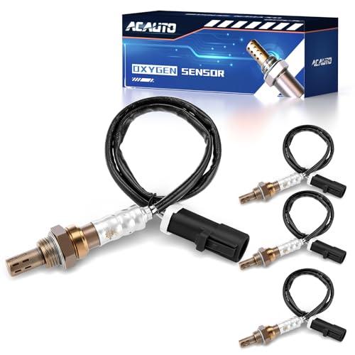 ACAUTO 4Pcs 15717 Oxygen O2 Sensor Upstream Downstream Fit for Ford F-150 F250 F350 Ranger Escape Explorer Mustang Focus Expedition Mazda Lincoln Jaguar Mercury Aston Martin 15716 15718