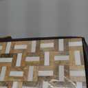 Handicrafts Home White Decorative Box with Lid Marquet Resin Inlay & Wood Decorative Boxes for Home Decor, Decor, Storage Box for Jewellery & Keys White Brown Neutral Decorative Storage Box- 12x6x2