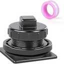 Huazu Stock Tank Drain Plug, Replacement for Rubbermaid Gallon Stock Tank Drain, Leakproof Water Trough Plug Compatible with 50/70/100/150/300 Gallon Stock Tank