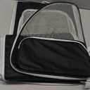 Cat Backpack Carrier,Pet Carrier Airline Approved for Small Dog Cat Puppy Kitten Bunny,Ventilated Mesh Design Animal Backpack for Hiking Camping Travel Bag (Black)