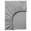 100% Cotton Mattress Cover Gray Ultra Soft Cotton Stretch Fitted Sheet Deep Pockets Extra Soft Sheet for Bed