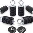 StarknightMT Ranger Tie Down Anchors,UTV Lock and Ride 2" Bed Anchor Compatible with Polaris General Ranger 500 570 1000 XP 900 800 700 with 1-7/16" Hole(6 Pcs,Black)