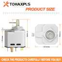 W10117655 Dryer Push to Start Switch, Compatible with Crosley Maytag Kenmore Whirlpool Dryer Start Switch, Replacement Part for Clothes Dryers