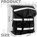 1 Pack Spare Tire Trash Bag Offroad Spare Tire Storage Bags Heavy Duty Truck Tailgate Trash Large Recovery Gear Firewood Camping Cargo Storage Bag for Truck SUV Car, 3 Reflective Strips