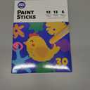 abby paint 30 Colors Solid Tempera Paint Sticks, Washable Paint Sticks for Kids, Quick Drying,Non-toxic,Idel for Kids and Students