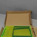 OnDisplay Electric Neon Luxe Clear Acrylic Stackable Cosmetic/Jewelry Tray (Neon Yellow)