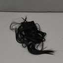 Clip in Hair Extensions 4PCS Black Hair Extensions Clip ins for Women 10 Inch Body Wave Short Wavy Hair Thick Syntheitc Hairpieces