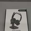 Wireless Headset with Mic for Work(Upgrade Volume Knob & Charging Indicator), Bluetooth Headset with Microphone for PC, with Noise Cancelling/Mute/USB for Call Center/Office/Home/Computer/Teams/Zoom (Black)