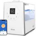 LEVOIT LV600S Smart Warm and Cool Mist Humidifiers for Home Bedroom Large Room, (6L) 753ft Coverage, Quickly & Evenly Humidify Whole House, Easy Top Fill, App & Voice Control - Quiet Sleep Mode