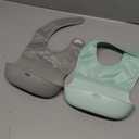 OXO Tot Roll-Up Bib - 2 Pack - Drizzle and Opal