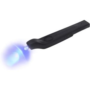 ASHATA Tweezer Light, Eyelash Tweezers Lamp, Mini Gel Curing Light Silicone Cordless Portable Handheld Lash Extension Lamp for Nail Art, Without