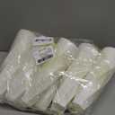 10 Pack Small Plastic Vases for Flowers, White Vases for Centerpieces - Composite PP Material Unbreakable Floral Arrangement Containers for Wedding Party Home Decor (8 x 2.9 Inches)