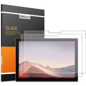 Megoo Paperfeel Matte Screen Protector for Microsoft Surface Pro 7 Plus / 7/6 / 5/4 / 3 12.3 Inch, 2 Pack Anti-Glare Film, Pen Friendly, Smooth Writing, Easy Installation