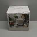 COOK WITH COLOR 3L Glass Mini Low Carb Rice Cooker  Holds 2 Cups Raw/Makes 6 Cups Cooked with Auto Lift Filter Basket, Hotpot & Steamer for Rice, Grains, Digital Panel with Keep Warm, Cream