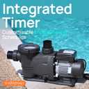 vidapool  In/Above Ground Pool Pump, High Flow (with Timer, 2HP, 8917 GPH, 220V), Color May Vary