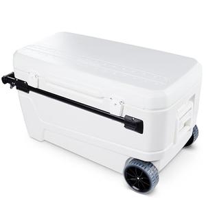 Igloo Glide 110 Qt Roller Cooler, White