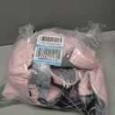 Dog Coat, XXL Dog Jacket Winter with Harness Built in, Waterproof Pet Snow Jacket with Furry Collar for Chilly Day, Reflective Fleece Snowsuit for Extra Large Dogs, Pink 2XL