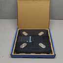 Etekcity Smart Scale for Body Weight, FSA&HSA Eligible, Bathroom Digital Weighing Scale with BMI, Body Fat, Muscle Mass, Accurate Bluetooth Home User Health Equipment Sync Apps, LED, Tempered glass (11 x 11 inches, Black)