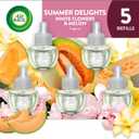 Air Wick Plug in Scented Oil Refill, 5ct, Summer Delights, Air Freshener, Essential Oils (5 ct.)