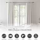 Kenney Chelsea Ball End Window Curtain Rod - Adjustable 28 to 48 Inches, Extendable Set, Black