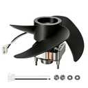 BCD-0388 Exhaust Fan Motor and Blade Combo Replacement for Bathroom Ceiling Vent Fan, Quiet 1.0 Sones 60 CFM High Airflow, Compatible with V2262-50 V2244-50 V2245-50 Mobile Home Bathroom Exhaust Fans