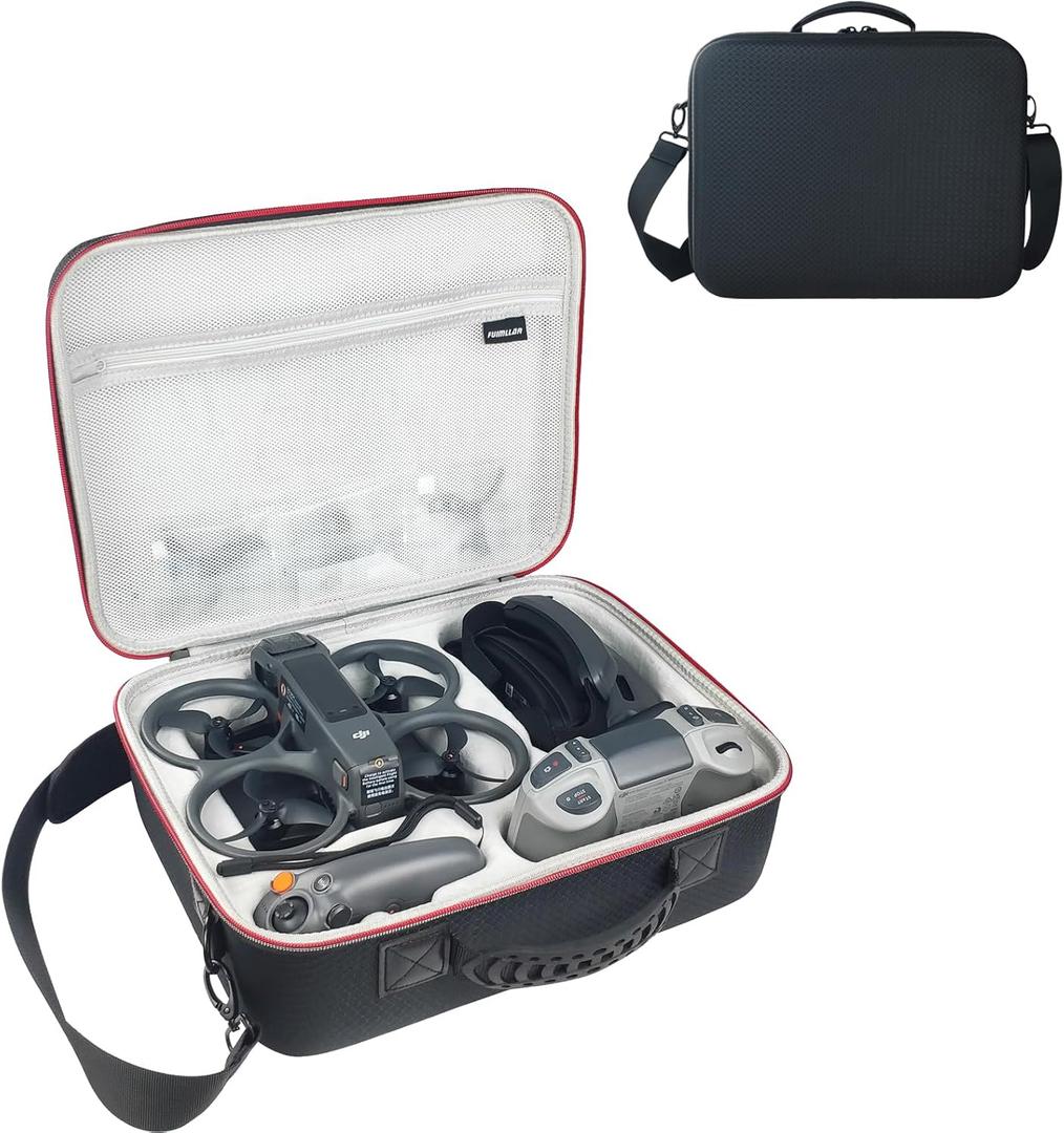 Fuimllar Avata 2 Case, Hard Carrying Case for DJI Avata 2 Fly More Combo (3 Batteries) and Othe Drone Accessories, Avata Drone Storage Bag