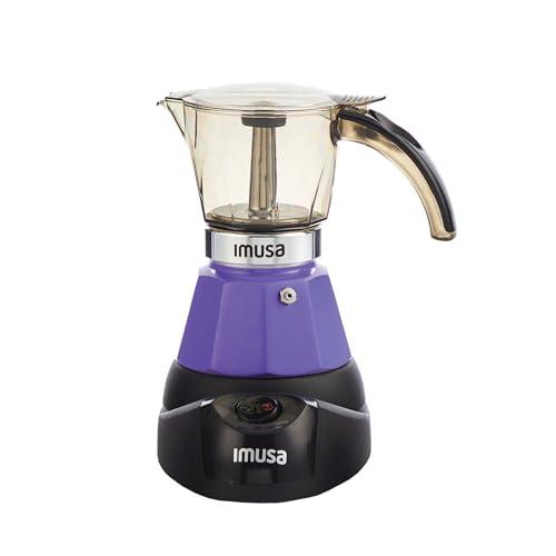 IMUSA 3 or 2cup Electric Espresso Maker, Purple