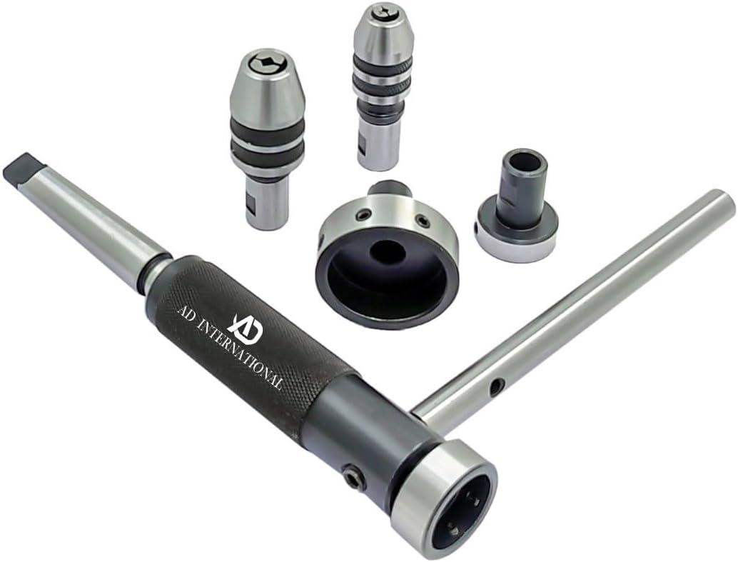 A.D International Threading & Tapping Attachment-lathe tailstock die holder set Machine Tools (MT2)