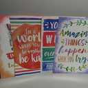 Teacher Created Resources Watercolor Positive Poster Pack, 13.38" x 19.00"
