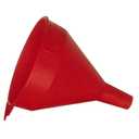 WirthCo 32006 Funnel King Red Polyethylene Funnel with Screen/Strainer, Funnel for Oil, Fuel, Gas, and Automotive, Large 6-quart Capacity