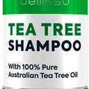 Tea Tree Oil Shampoo - Sulfate and Paraben Free with Collagen Keratin - Ideal for Women and Men with Oily Hair and Scalp Buildup - Anti Dandruff Treatment for Itchy, Dry Scalps  Salon Grade Products