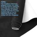 Black Suede Headliner Fabric 79" L 60" W with 3.5mm Foam Backing Material Automotive Interior Roof Replacement for Car, SUV, Truck, RV Marine Interiors, Door Panels, Headliners DIY