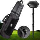 1680D Oxford Fabric Soft-Sided,ABS Hard Case Top Golf Club Travel Bags for Airlines, with Adjustable Support Rod Protect Golf Clubs