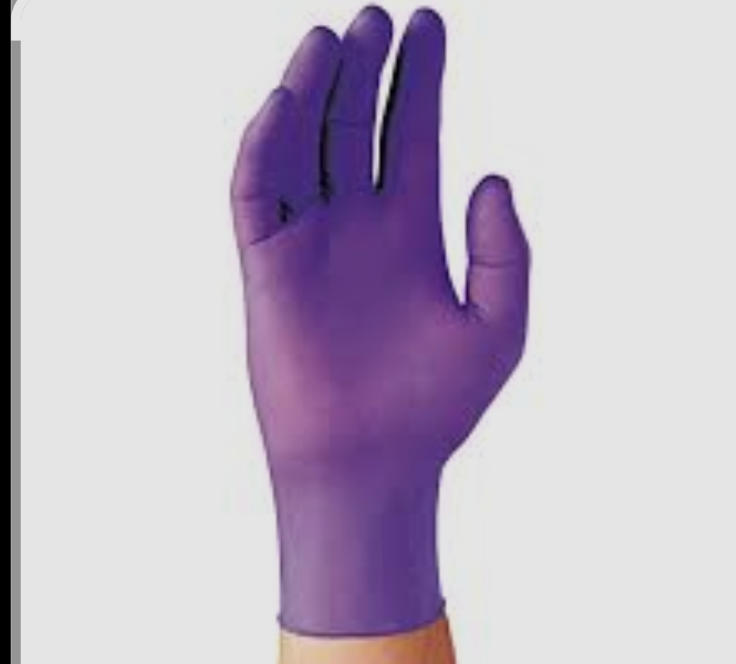 Vaingarb Nitrile Exam Gloves 1000 Count X-Large Purple Disposable Medical Gloves Latex Free Case of Powder Free Examination Glove