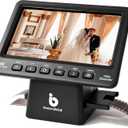 BEONEGLOBAL ClearScan P7 Film Scanner with SD Card,7 LCD,Upgraded Version, 24MP High-Resolution 35mm/135/126/110/Super 8 Film & Slide Converter, Quick Digital JPEG Conversion