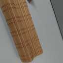 LazBlinds No Tools No Drill Bamboo Roller Shades, Cordless Bamboo Blinds, Light Filtering Roll Up Blinds for Windows, French Door, Porch or Patio, 31'' W x 64'' H, Ceylon Light Russet