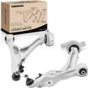 A-Premium 2 x Front Lower Control Arm, with Ball Joint & Bushing, Compatible with Infiniti & Nissan - 2008-2023 - Q50 QX50 Q60 G37 EX35 EX37 & 370Z
