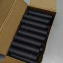 Fuyoooo 50 Pcs 5g Paperboard Lip Balm Tubes Empty Cardboard Lipstick Tubes Deodorant Sticks Empty Refillable Gloss Perfume Container for DIY for Lipstick, Gloss, Deodorant, Solid Perfume, Black