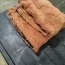 Burnt Orange Fleece Throw Blanket 50”×60” for Couch Sofa Bed,Super Soft Cozy Plush Microfiber Flannel Blanket with 3D Checkered Design Lightweight for Adults,Woman,Girls