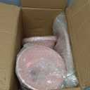 HBlife 3-PCS Pink Cake Stand Set (8"/10"/12" Plate) for 6-10 Inch Cakes, Perfect Dessert Table Display Set, Cupcake&Cake Stands for Party, Wedding, Birthday, Baby Shower, Anniversary (Metal)