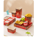 Baffect Movie Night Snack Trays 100pcs Include 20 Movie Night Trays, 20 Popcorn Boxes, 20 Salad Bowls, 20 Nacho Bowls, 20 Movie Party Invitations, Outdoor Movie Night Supplies For Nacho Bar