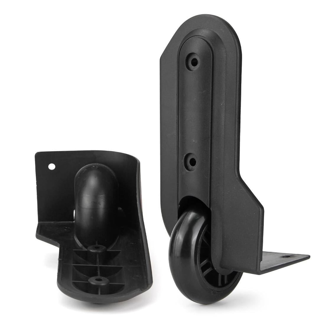 Zoofen Luggage Replacement Wheels 2 pcs Luggage Rear Wheels Suitcase Repair Kit Black(ZD-047)