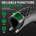 Hycline 2 Pack Fat Tire Liners, 110mm Wide TPU Puncture Proof Inserts for 20/24/26x4.0 Inch Fat Bike & E-Bike Tires, Durable Anti-Flat Tube Protectors for Smooth Rides