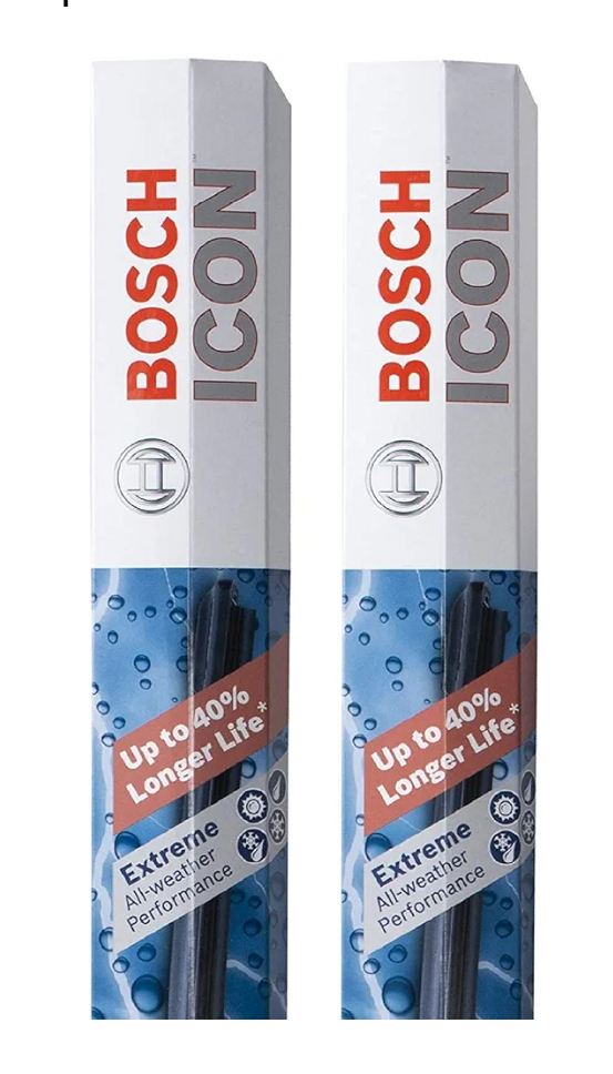 BOSCH 26A17A ICON Beam Wiper Blades - Driver and Passenger Side - Set of 2 Blades (26A & 17a)