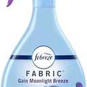 Febreze Fabric Spray, Air Freshener, Odor-Fighting Fabric Refresher, Couch and Linen Spray, Sneaker Balls Alternative, Multi-Use, Gain Moonlight Breeze Scent, 23.6 fl oz, 2 Pack