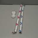 TEECK Shower Curtain Rod, 32-43 inch Adjustable Spring Tension Curtain Rod, Never Rust Anti-Slip Shower Curtain Rod for Bathroom, No Drilling, Never Collapse, Easy to Use, White