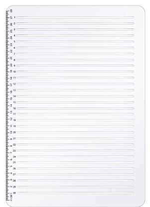 Straight Line Stencil for Journaling and Envelope Addressing Guide Stencil Templates Set 11 Inch Scale Spacing Line Ruler Guide for Card Paper Journal Lettering Writing