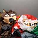 JOIEDOMI 7 FT Long Christmas Inflatables Outdoor Decorations, Inflatable Santa Riding Motorcycle with Reindeer, Blow Up Yard Decoration with Build-in LED for Xmas Party Outdoor Yard Garden Lawn Décor