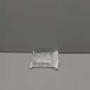 Empty Gel Nail Polish Bottles with Brush 10ML Black, Opaque Square Glass Refillable Fingernail Polish Bottles UV Safe with Mixing Balls & Funnels, Pack of 6