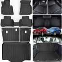 Floor Mats & Trunk Mat & Backrest Mat for Chevrolet Chevy Trax 2023 2022 2021 2019 2018 2017 2016 2015 2014 & for 2013-2023 Buick Encore All Weather Protection Car Floor Liners & Cargo Liners